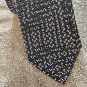 Lauren Ralph Lauren Hand Finished‎ Silk Navy Blue Tie 58"
